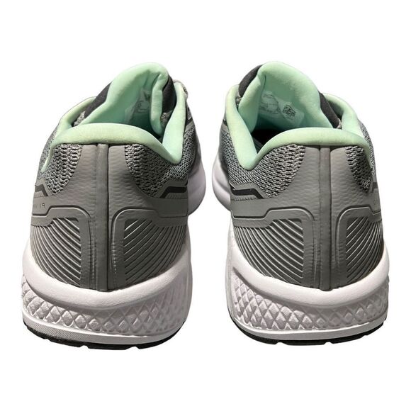 Saucony Sneakers Women's 11.5 Grey Omni 19 Road Running Shoes Alloy/Sky 8 Green - Picture 5 of 10